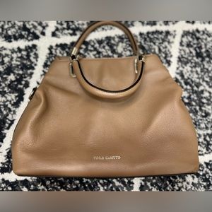 Vince Camuto satchel handbag with crossbody strap